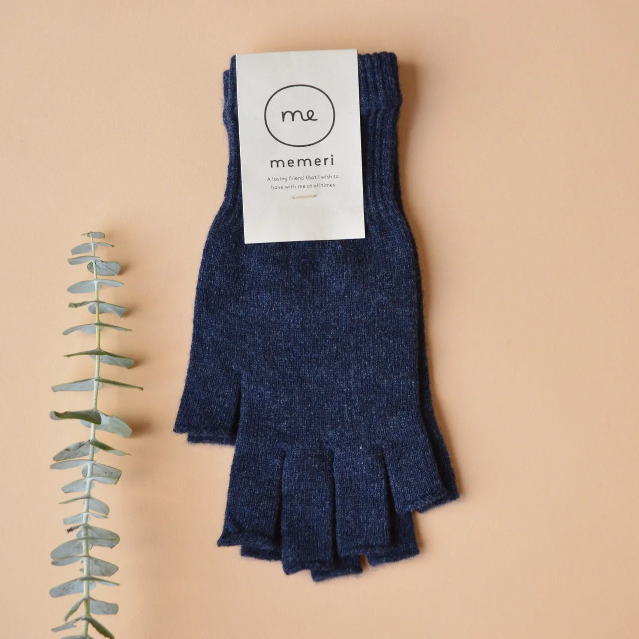 Memeri 100% Merino Wool Fingertip-less Gloves