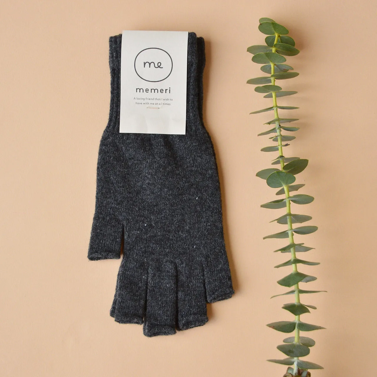 Memeri 100% Merino Wool Fingertip-less Gloves