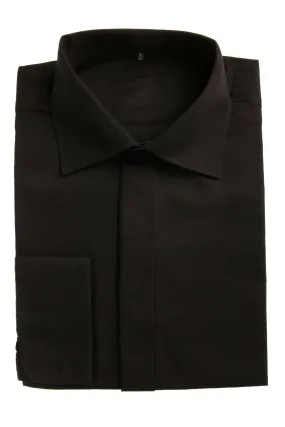 Men's Black Formal Cotton Work Shirt