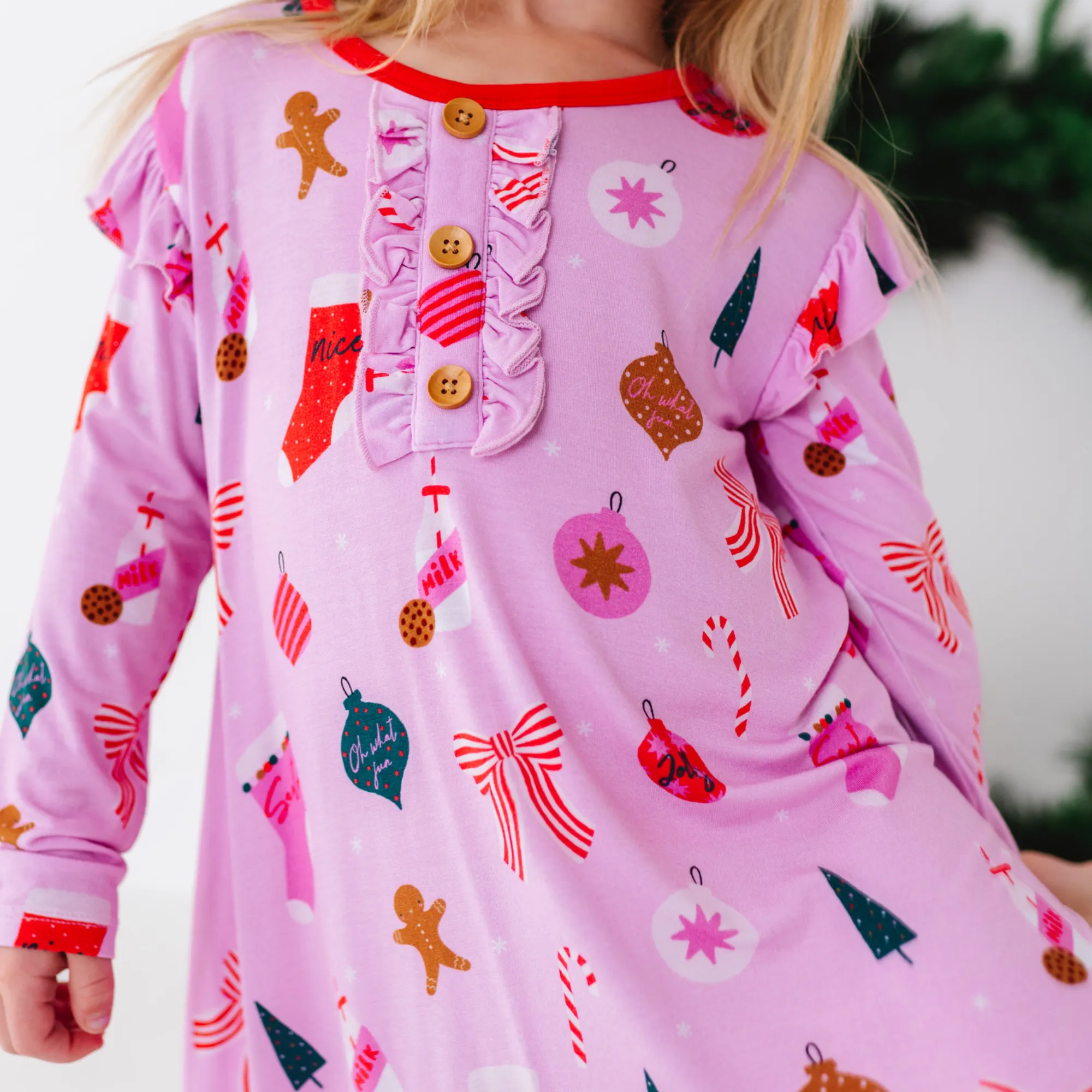 Merry Pinkmas Toddler/Kids Gown