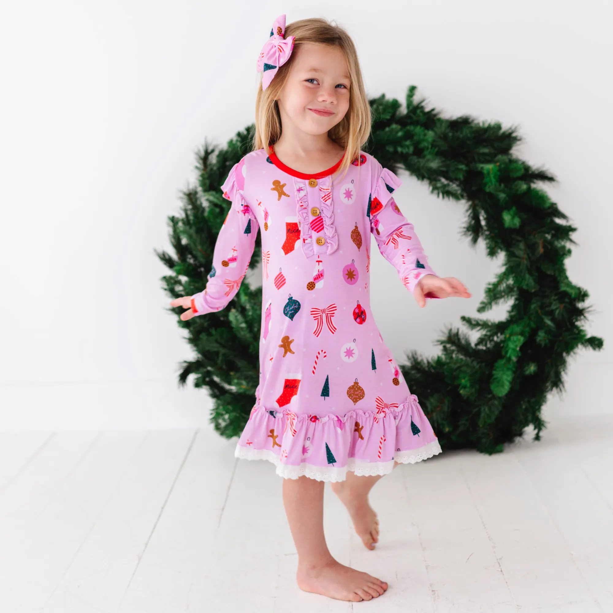 Merry Pinkmas Toddler/Kids Gown