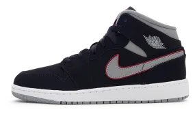 nike Air Jordan 1 MID(GS) 'Black Particle Grey'