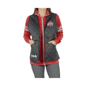 Ohio State Lightweight Quilted Vest/Black