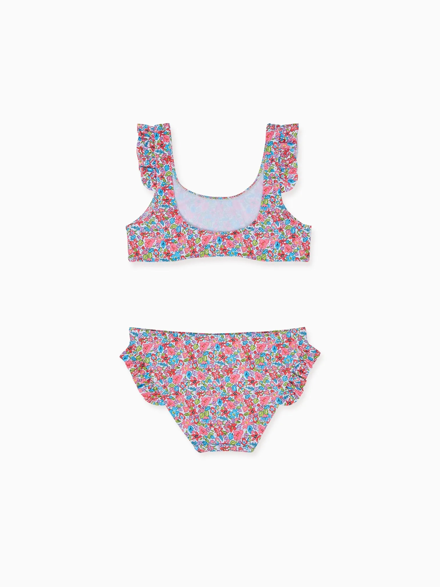 Pink Floral Lima Girl Bikini