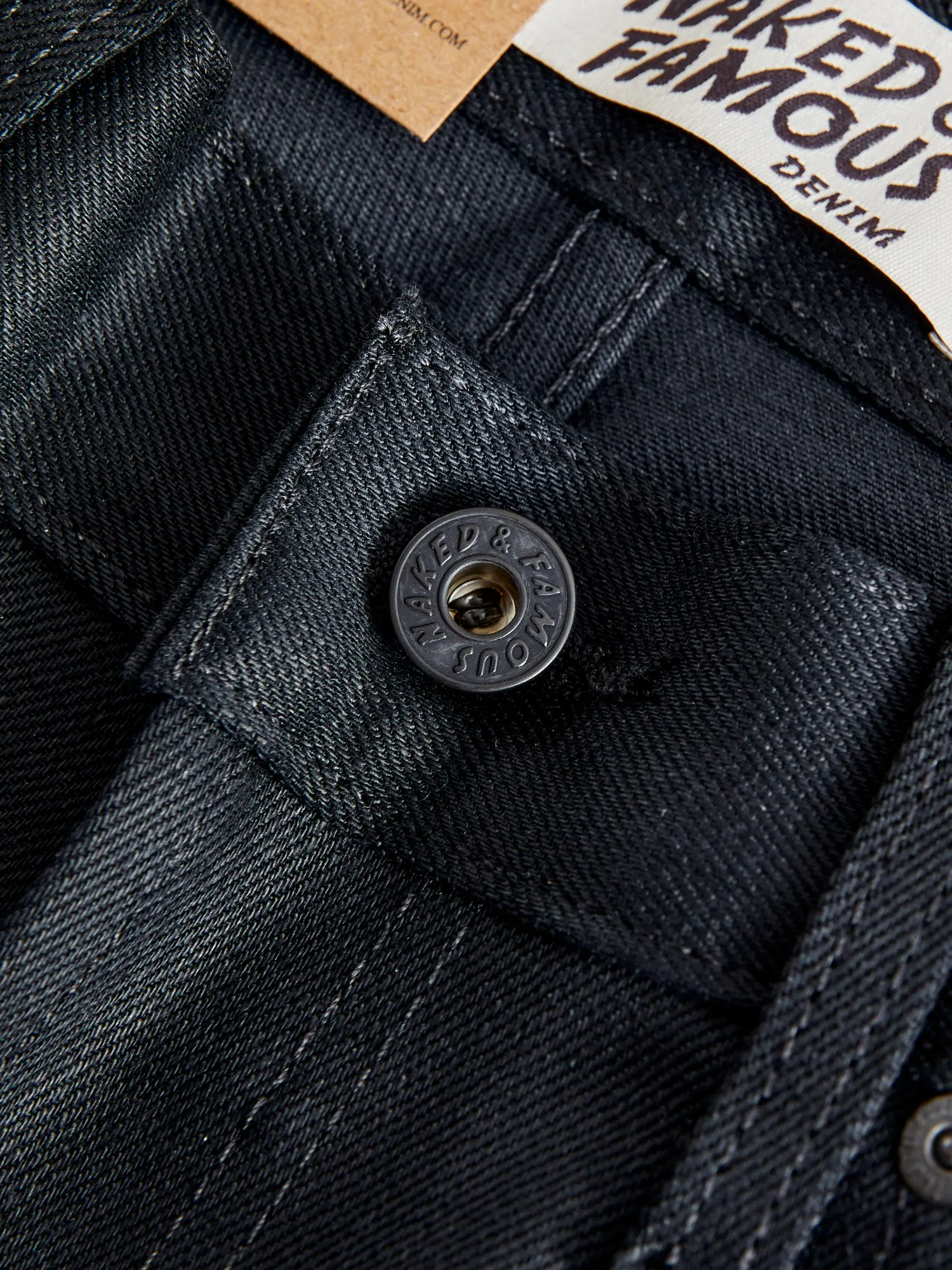 "Black Cobra Stretch" 12oz Selvedge Denim - Super Guy Fit