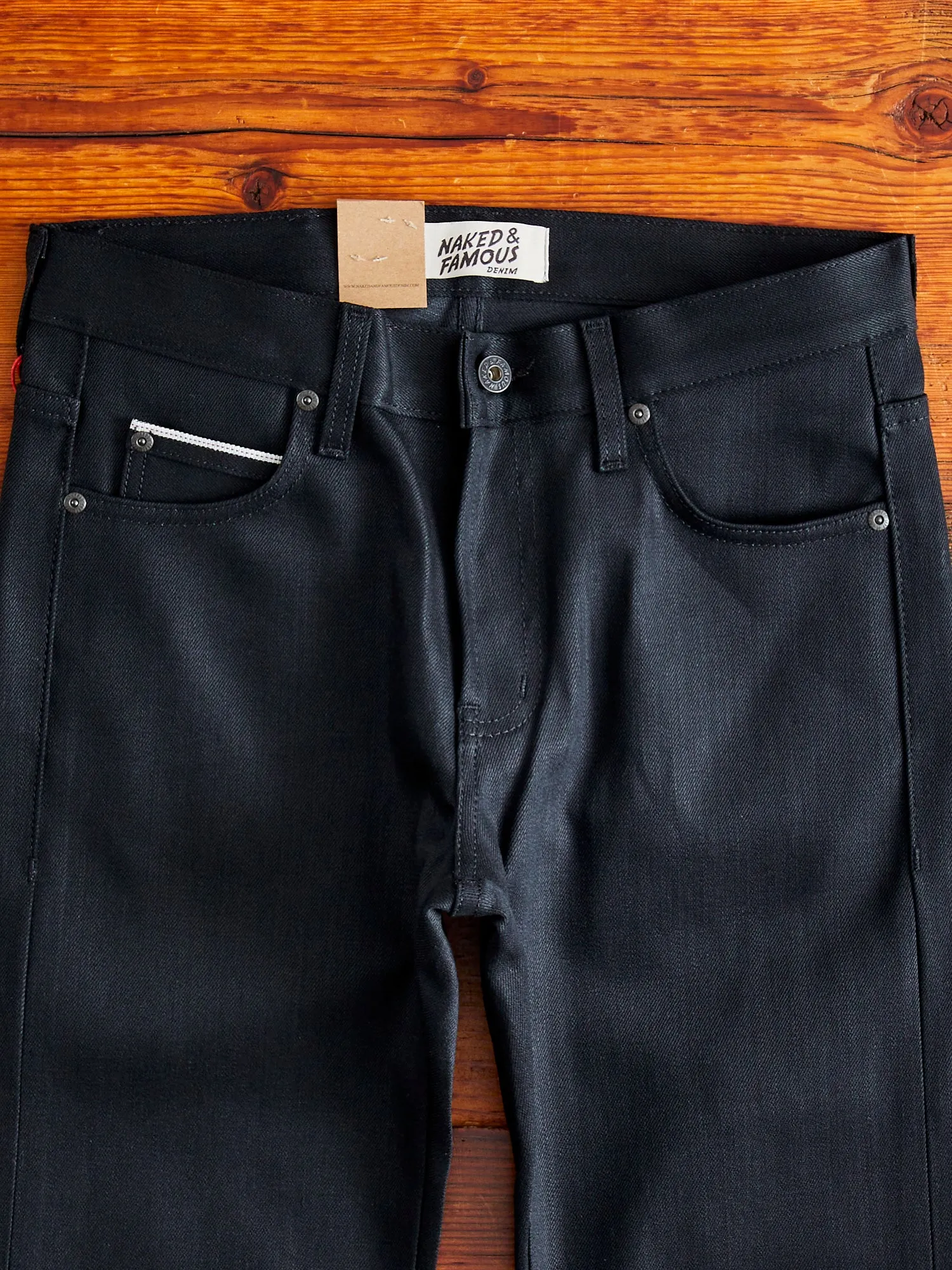 "Black Cobra Stretch" 12oz Selvedge Denim - Super Guy Fit