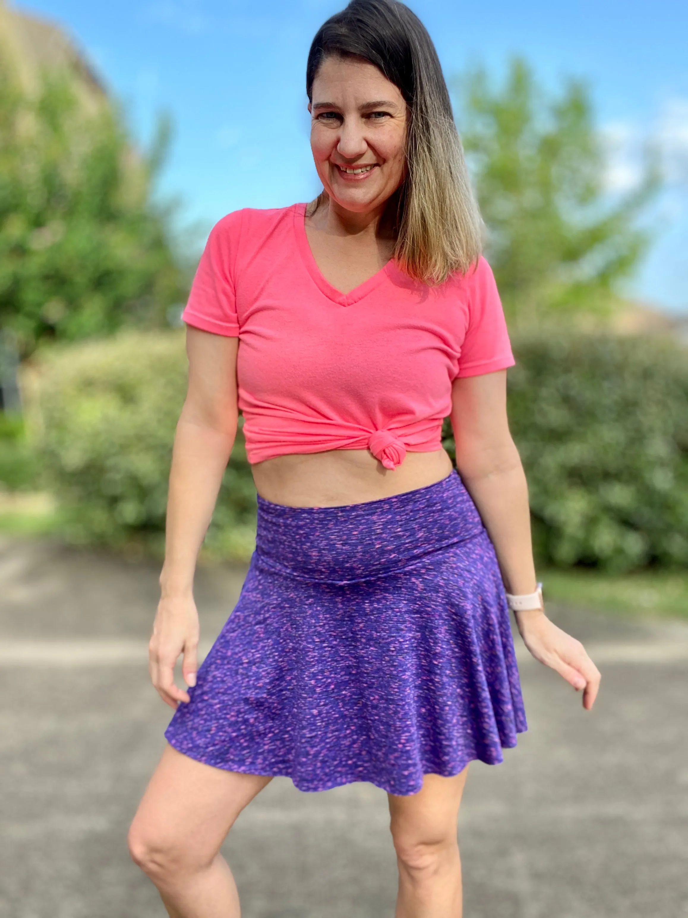 Rally Skirt PDF Pattern Adult Sizes B - M