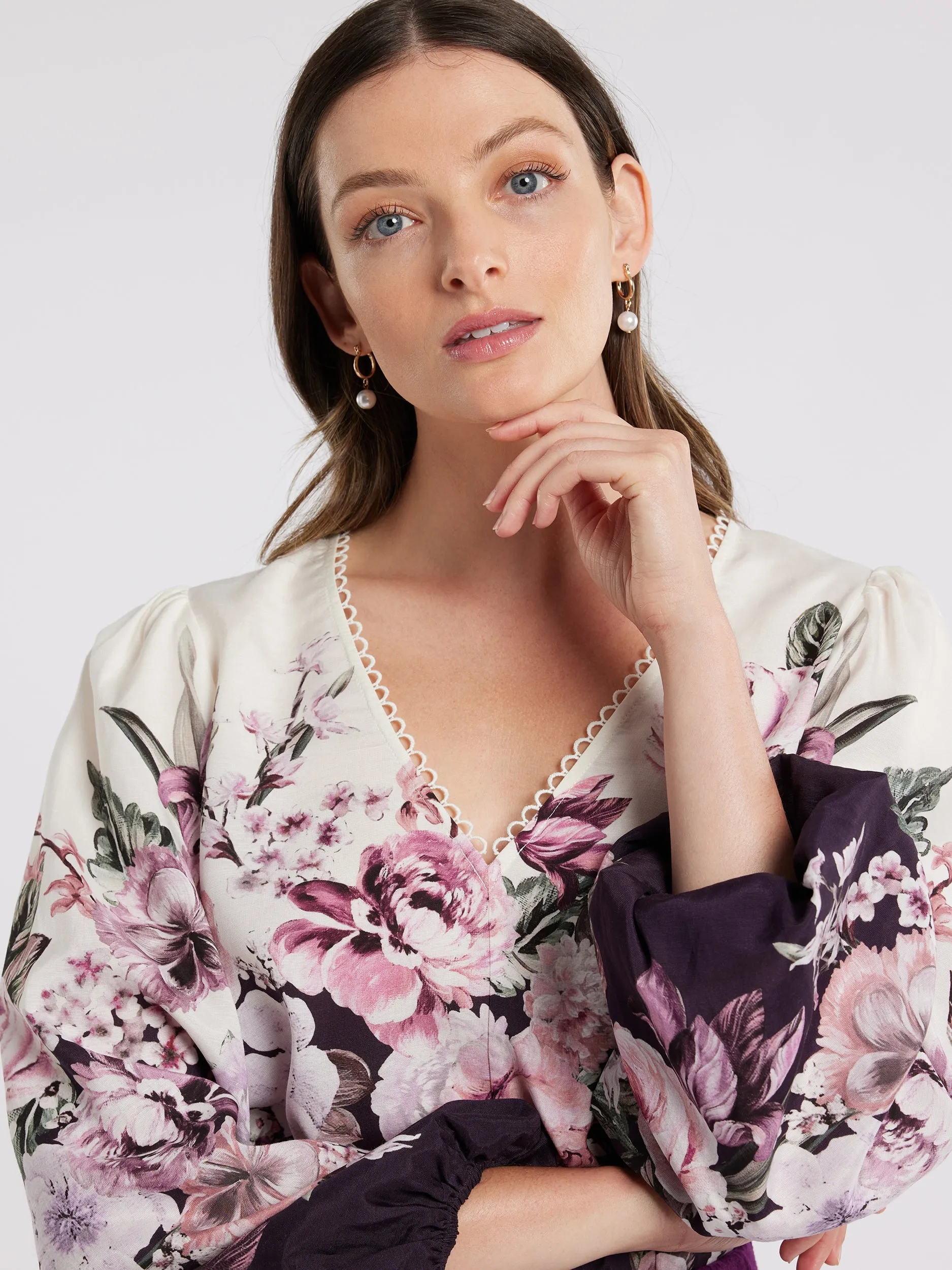 Renaissance Floral Top