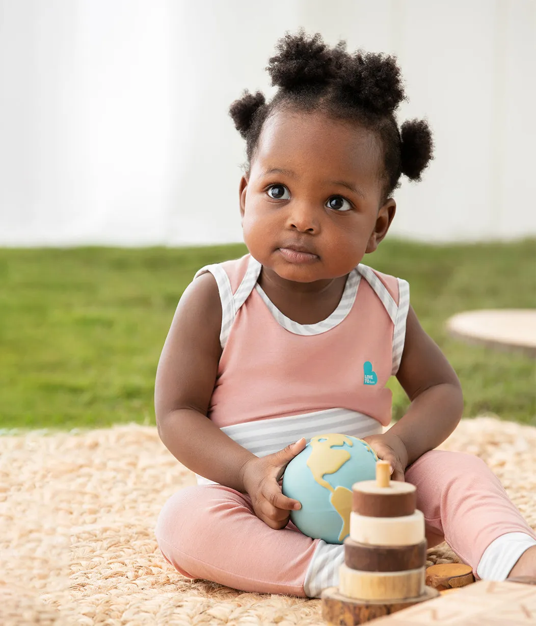 Sleeveless Bodysuit Ecovero Rose