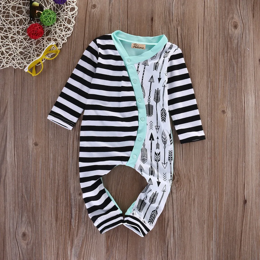 Stripe Arrow Onesie