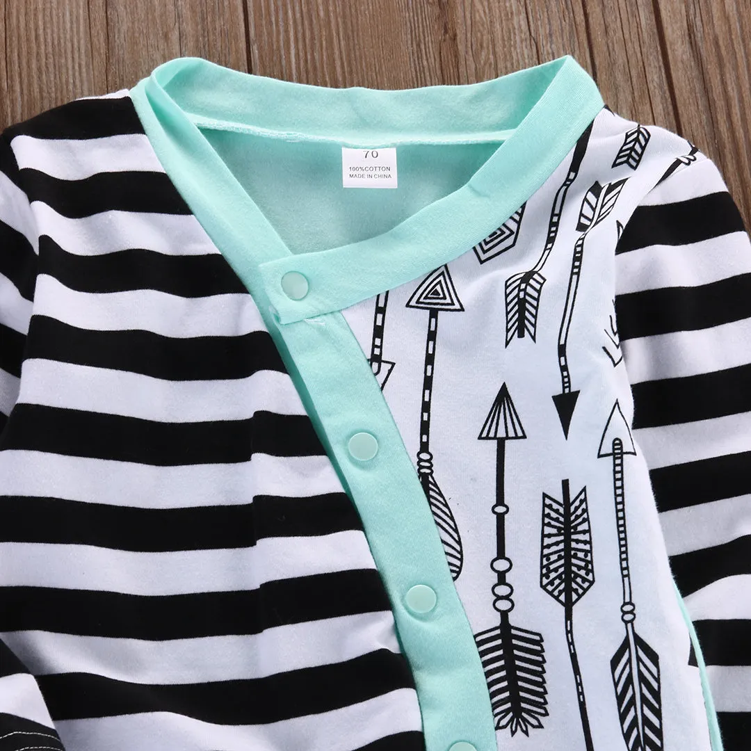 Stripe Arrow Onesie