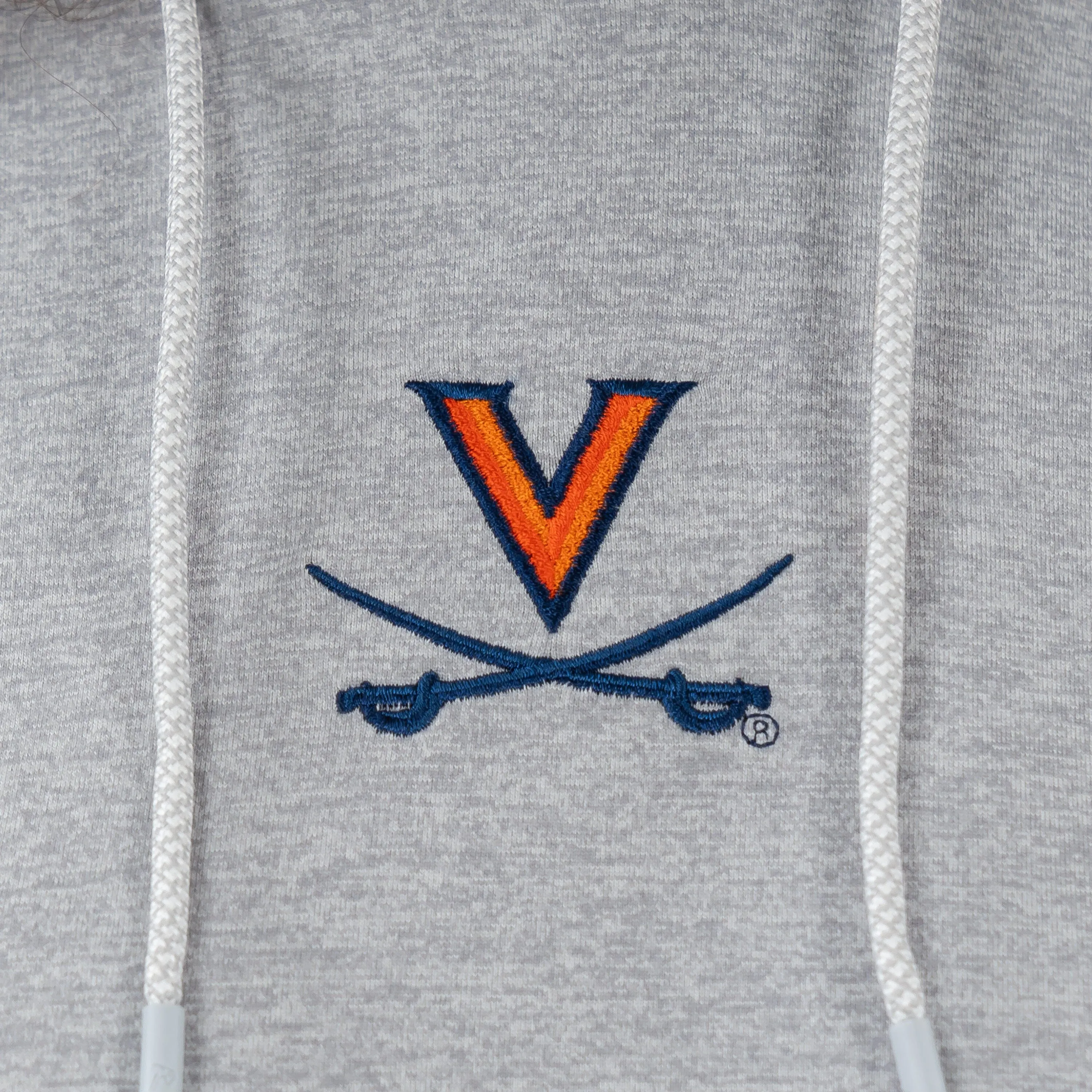 Tempo Collegiate Hoodie - UVA | Heather - Stainless Steel/White - UVA - 1