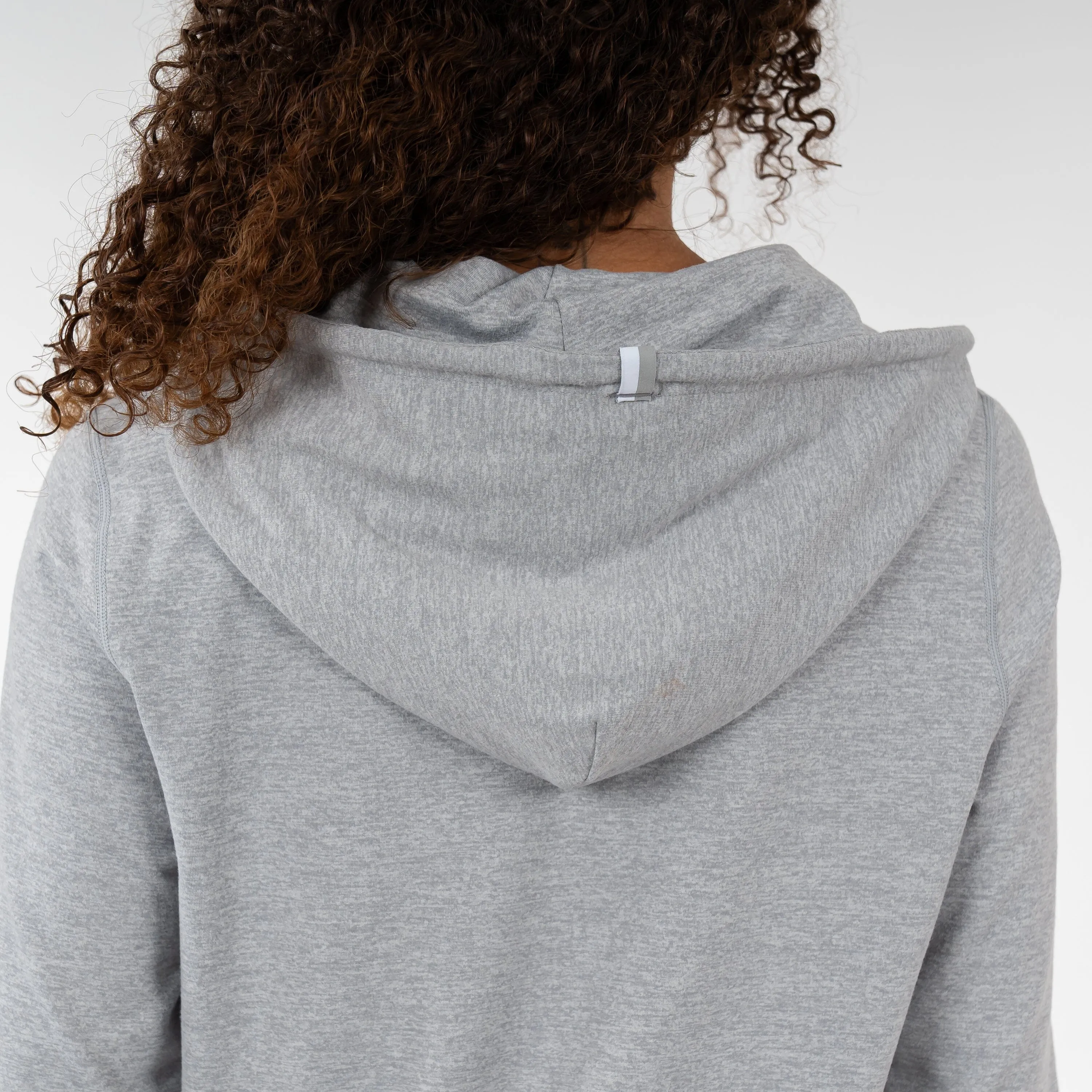 Tempo Collegiate Hoodie - Virginia Tech | Heather - Stainless Steel/White - VT - 1