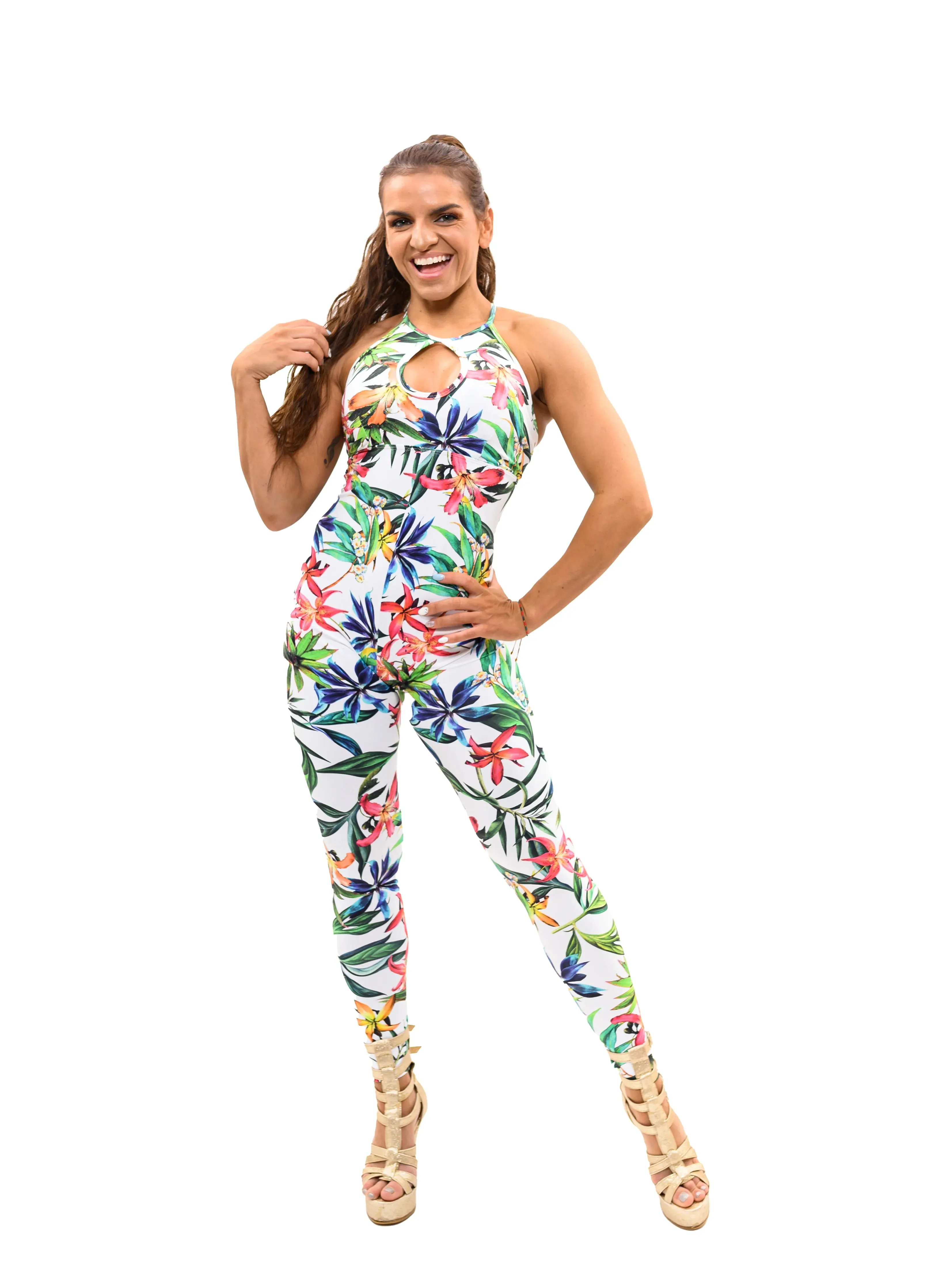 Tropicalia Tear Drop Jumpsuit