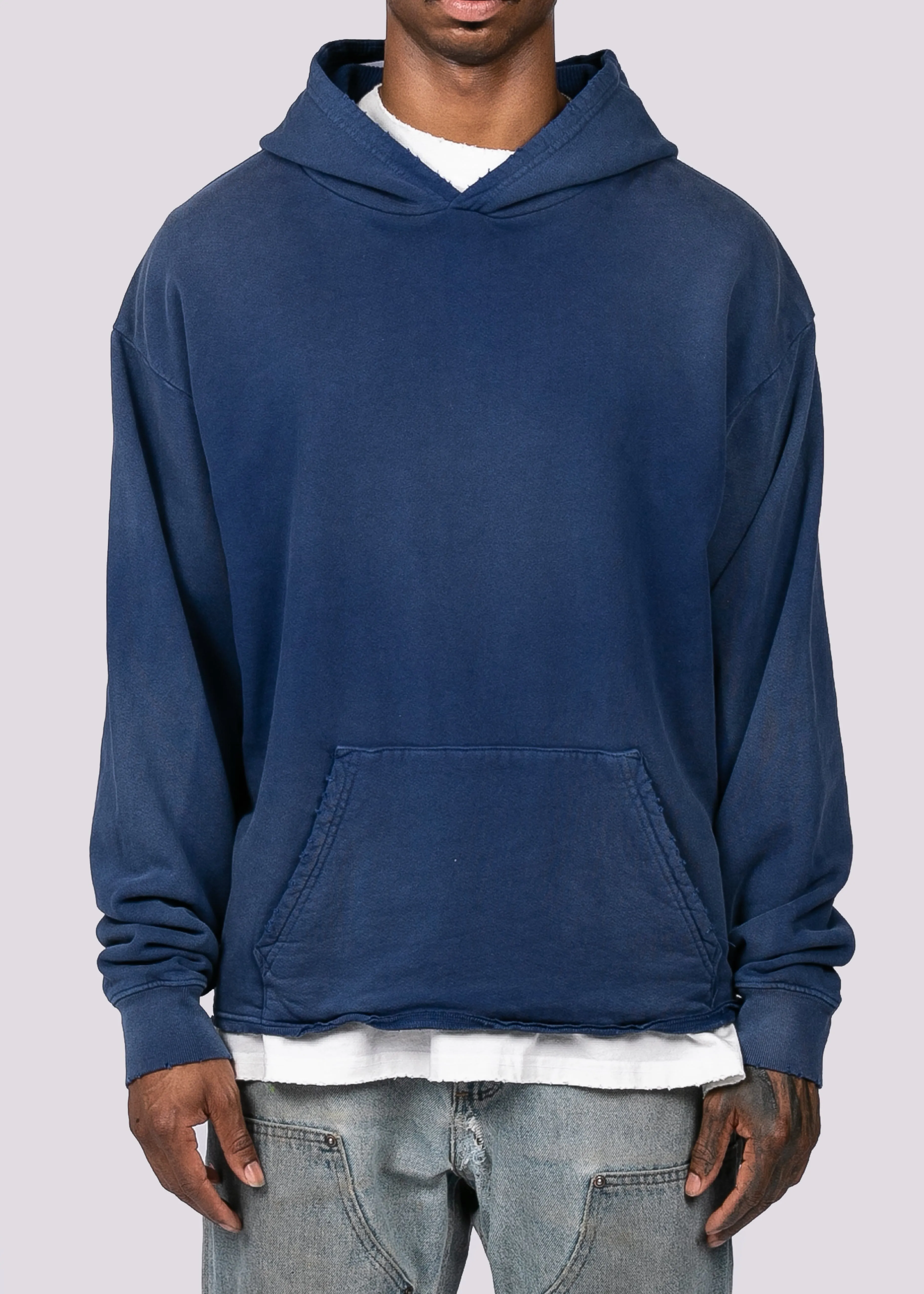 Waffle Hoodie - Vintage Navy