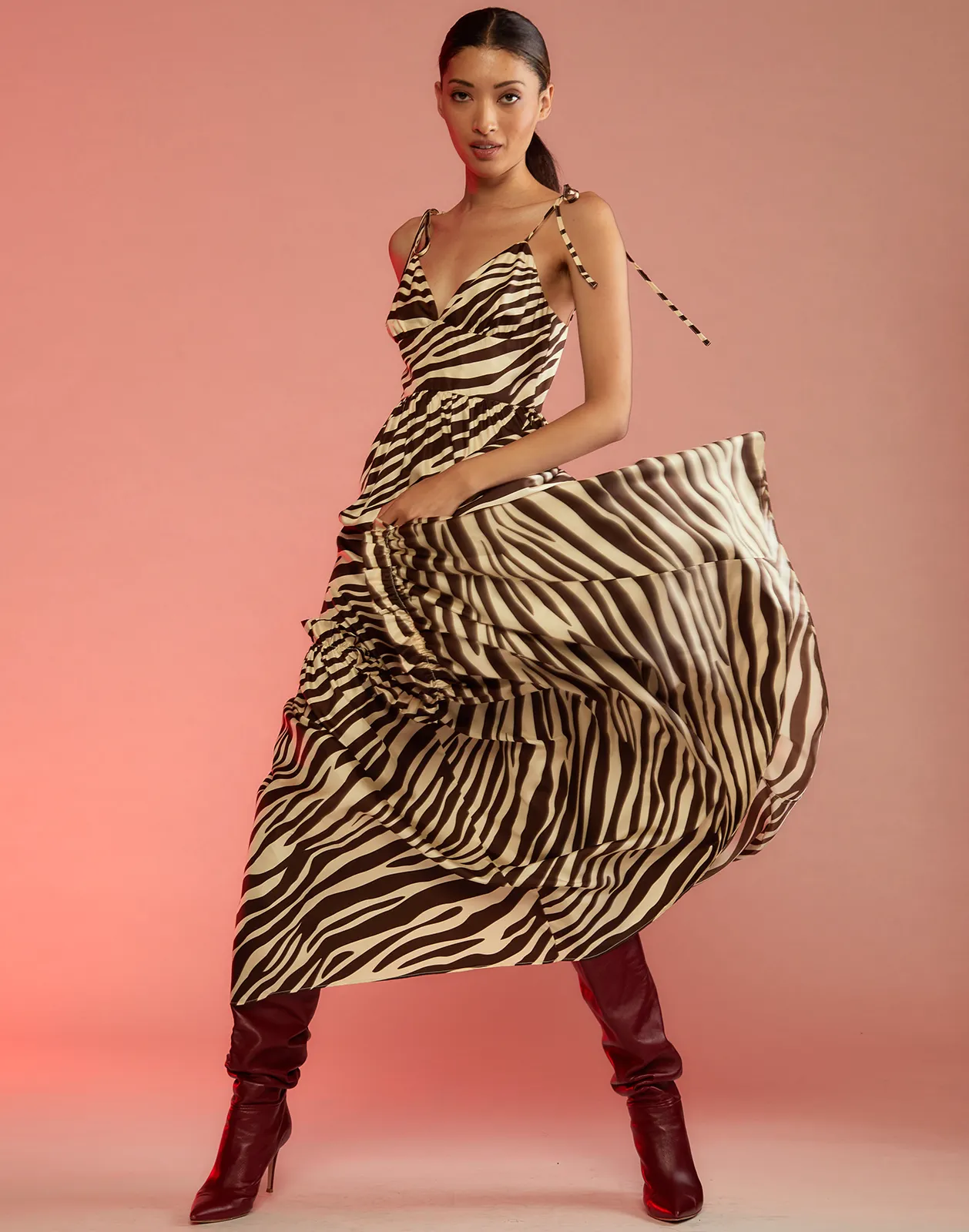 Wild Side Silk Dress