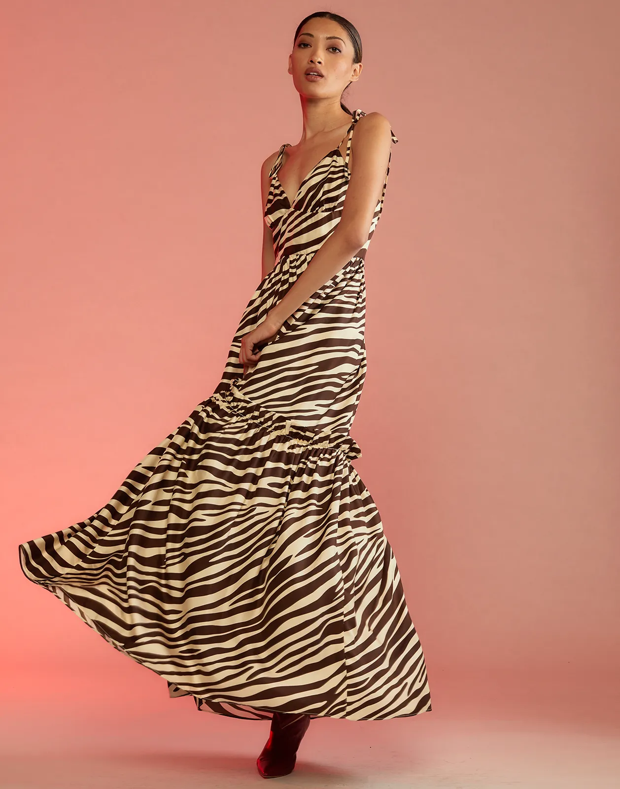 Wild Side Silk Dress